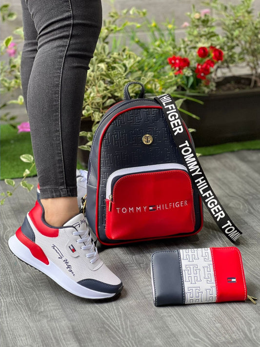 Combo morral cartera y tenis