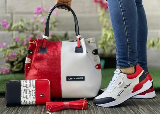 Combo bolso cartera y tenis